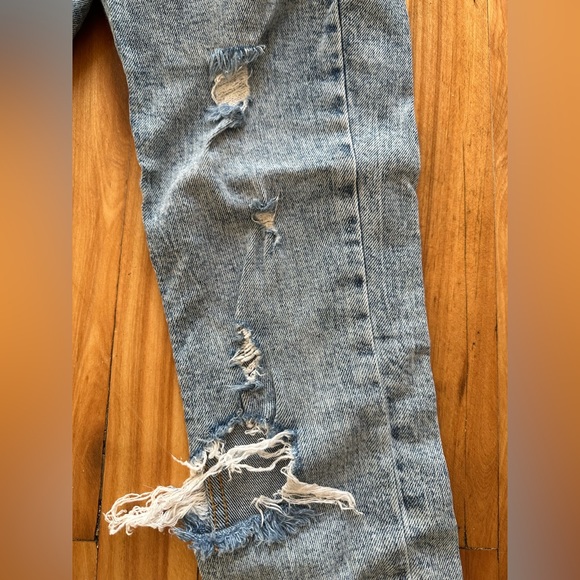 Ripped Denim Skinny Jeans Bershka - Picture 2 of 4